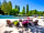Camping Le Moulin: Very large terrace around the pools