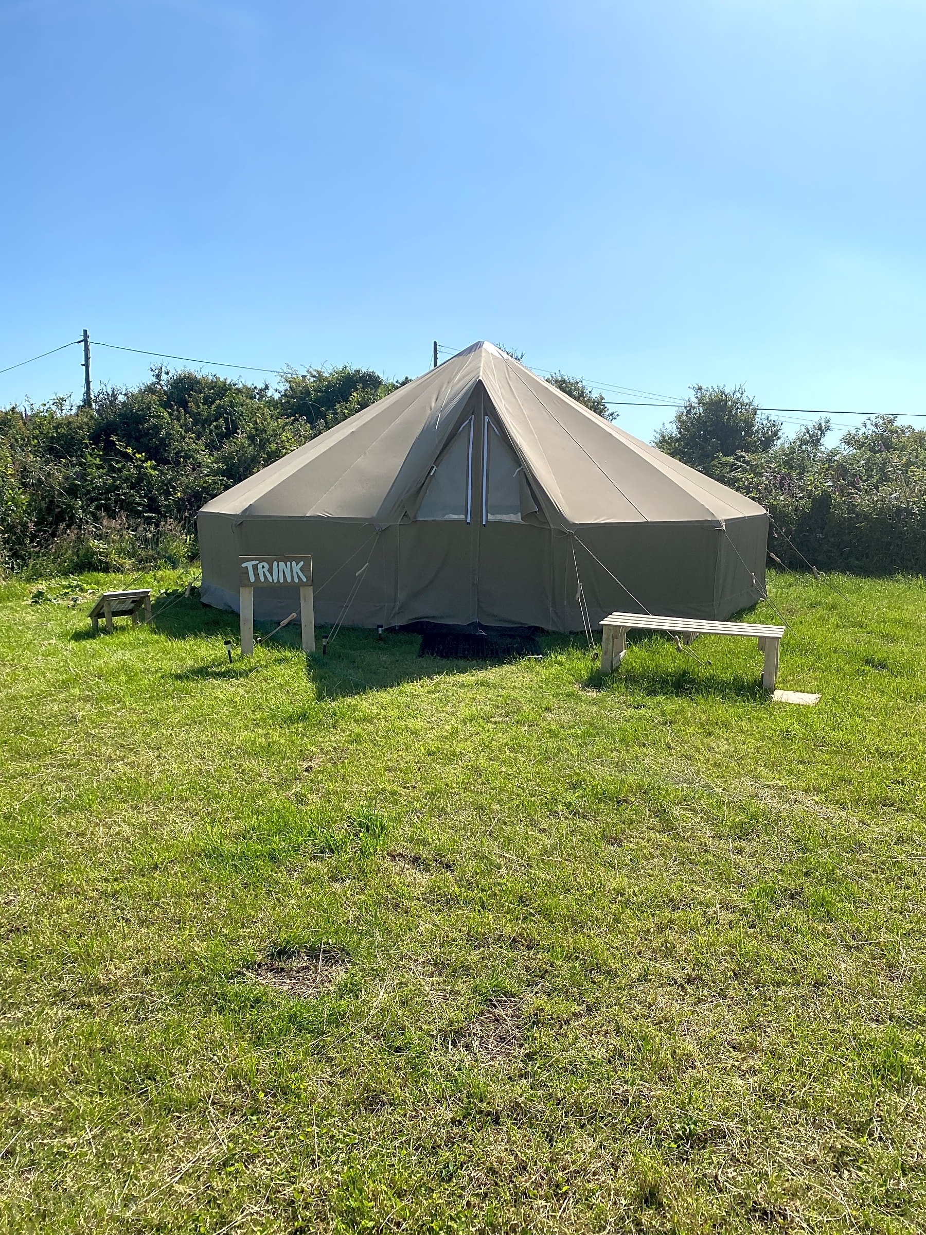 Asda top bell tent