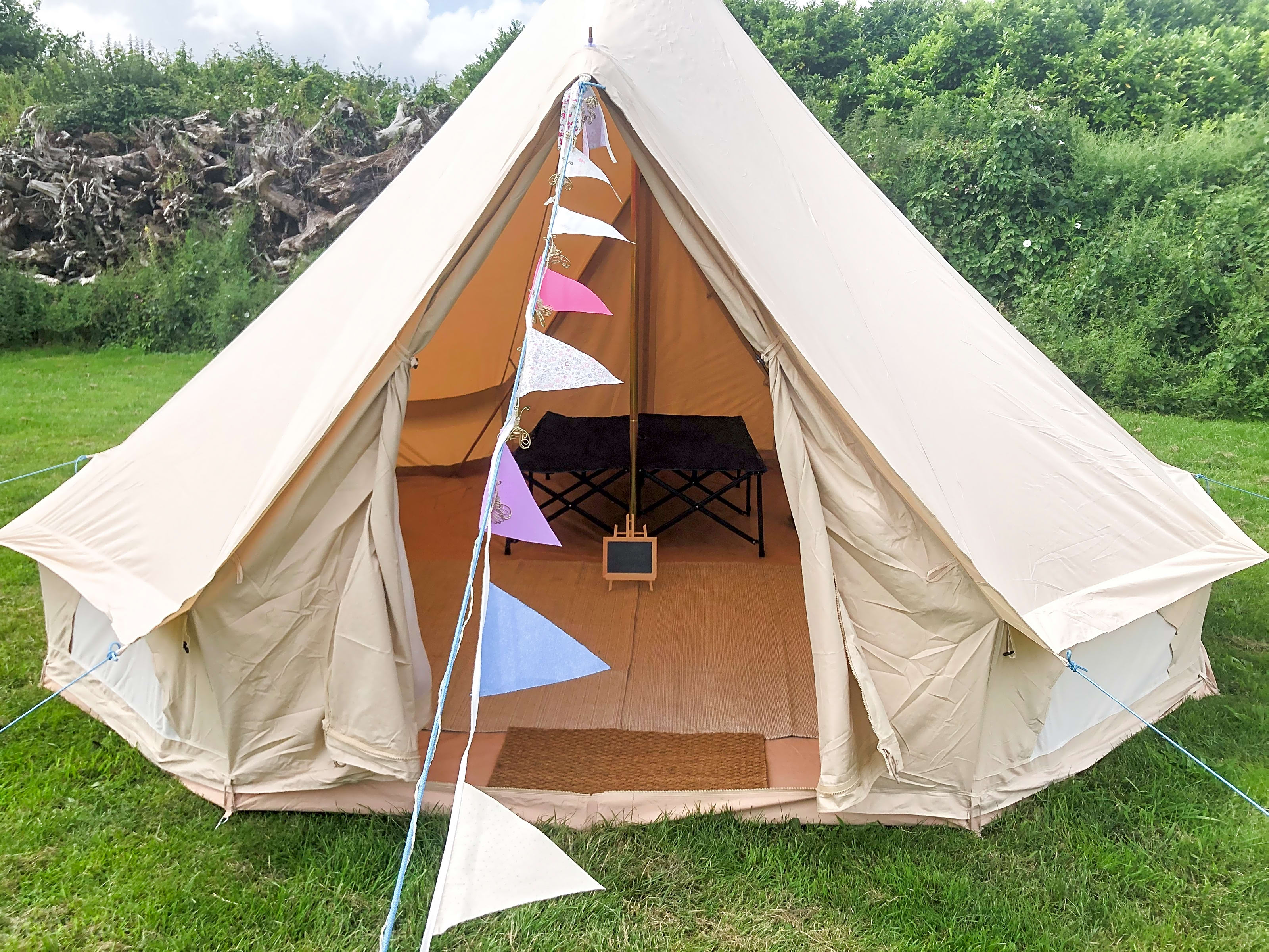 Glastonbury pre erected tents discount