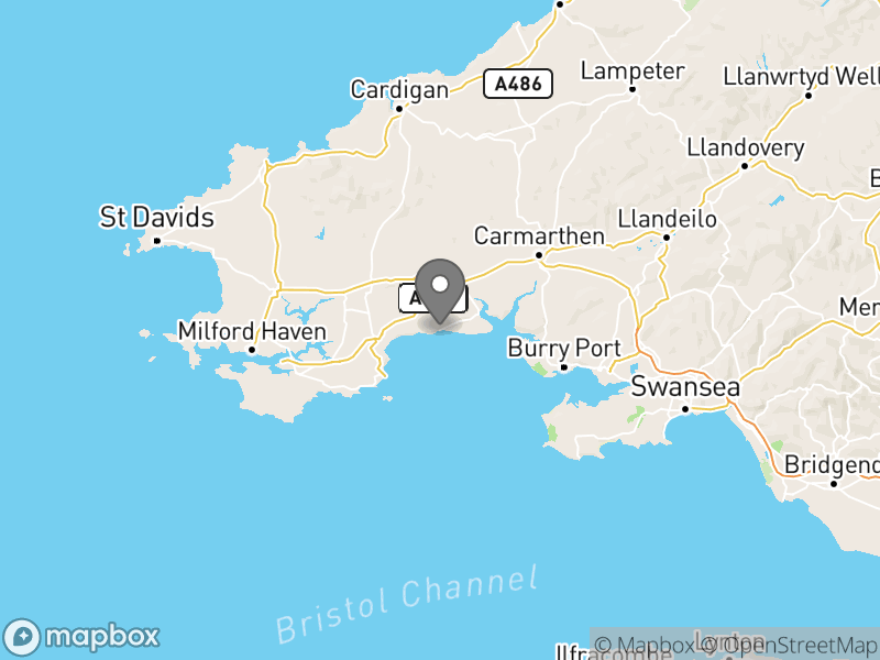 Pendine Sands Holiday Park Map