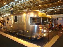 Vintage Airstream caravan