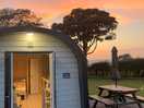 Sunset with front door