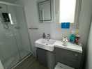 Clean and spacious bathroom