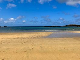 Local beach, 20 minute walk from caravan