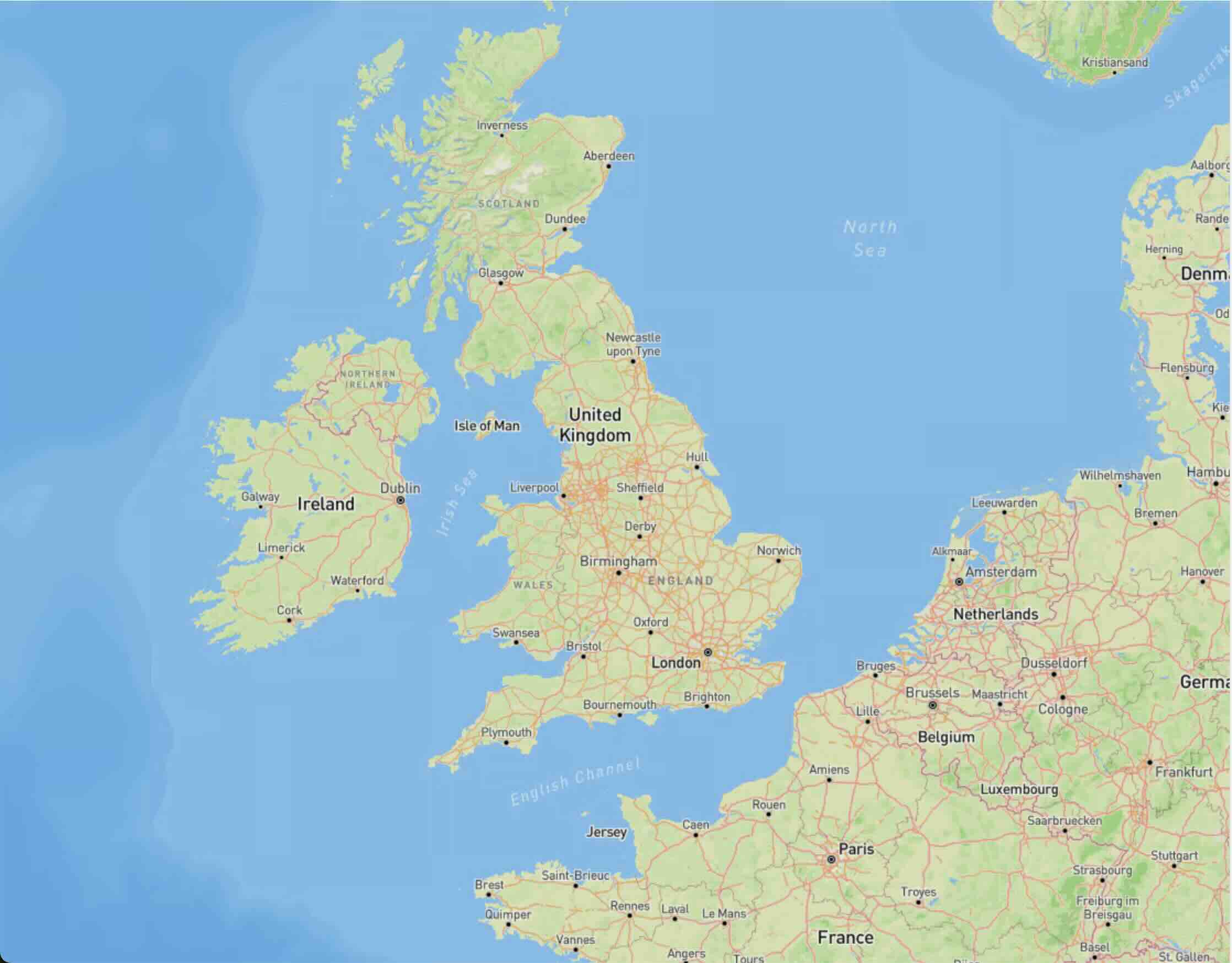 Map loading placeholder